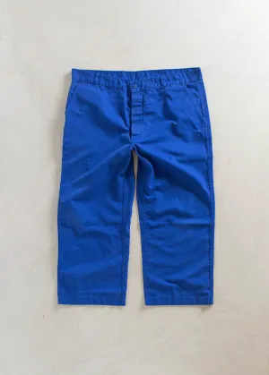 1980s French Workwear Chore Pants Size Women's 38 Men's 40