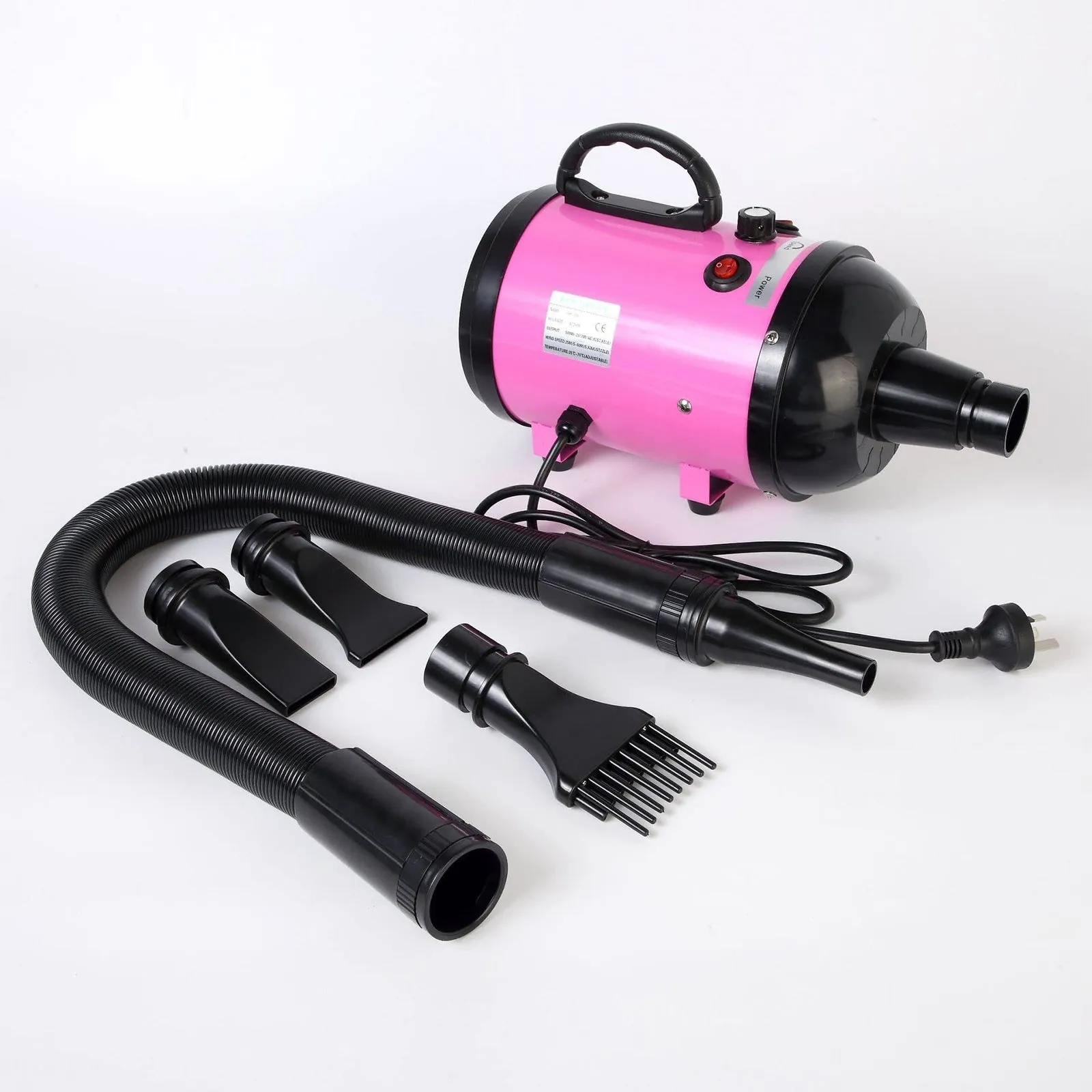 2800W Adjustable Dog Dryer with 4 Nozzles