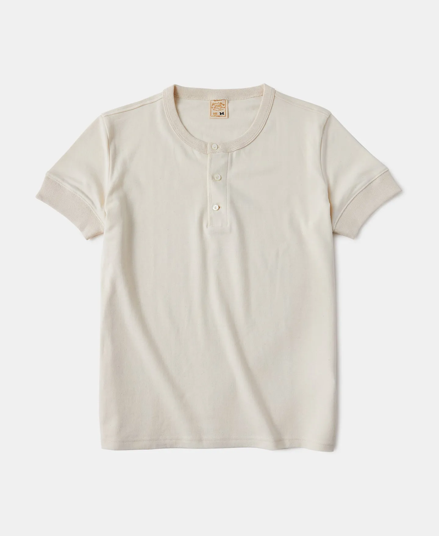 8.5 oz Organic Cotton Henley T-Shirt