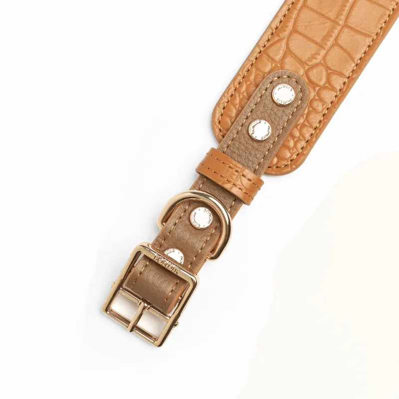 Amber Leather Collar