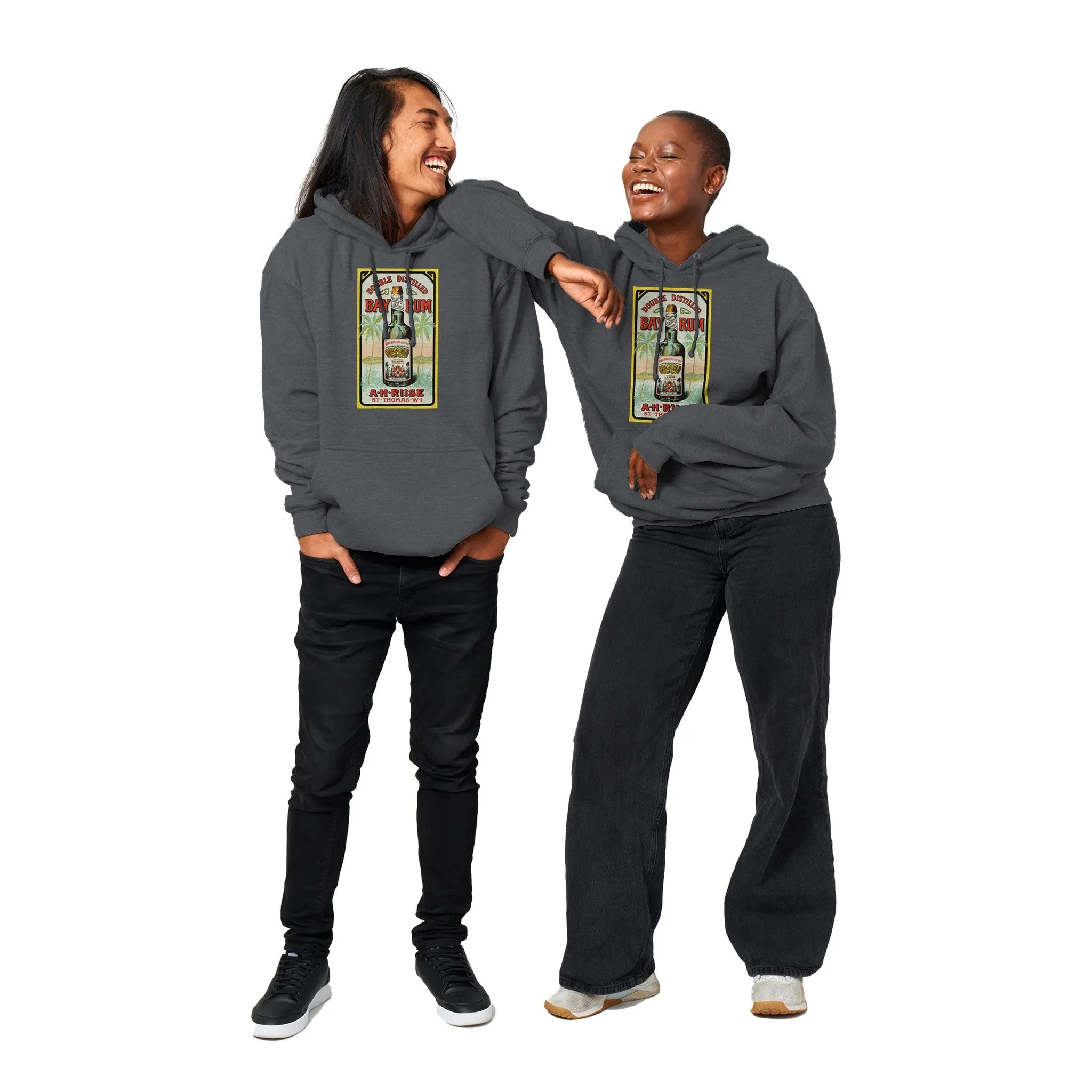 Artwork Hoodie - Double distilled bay rum - Premium Unisex Pullover Hoodie