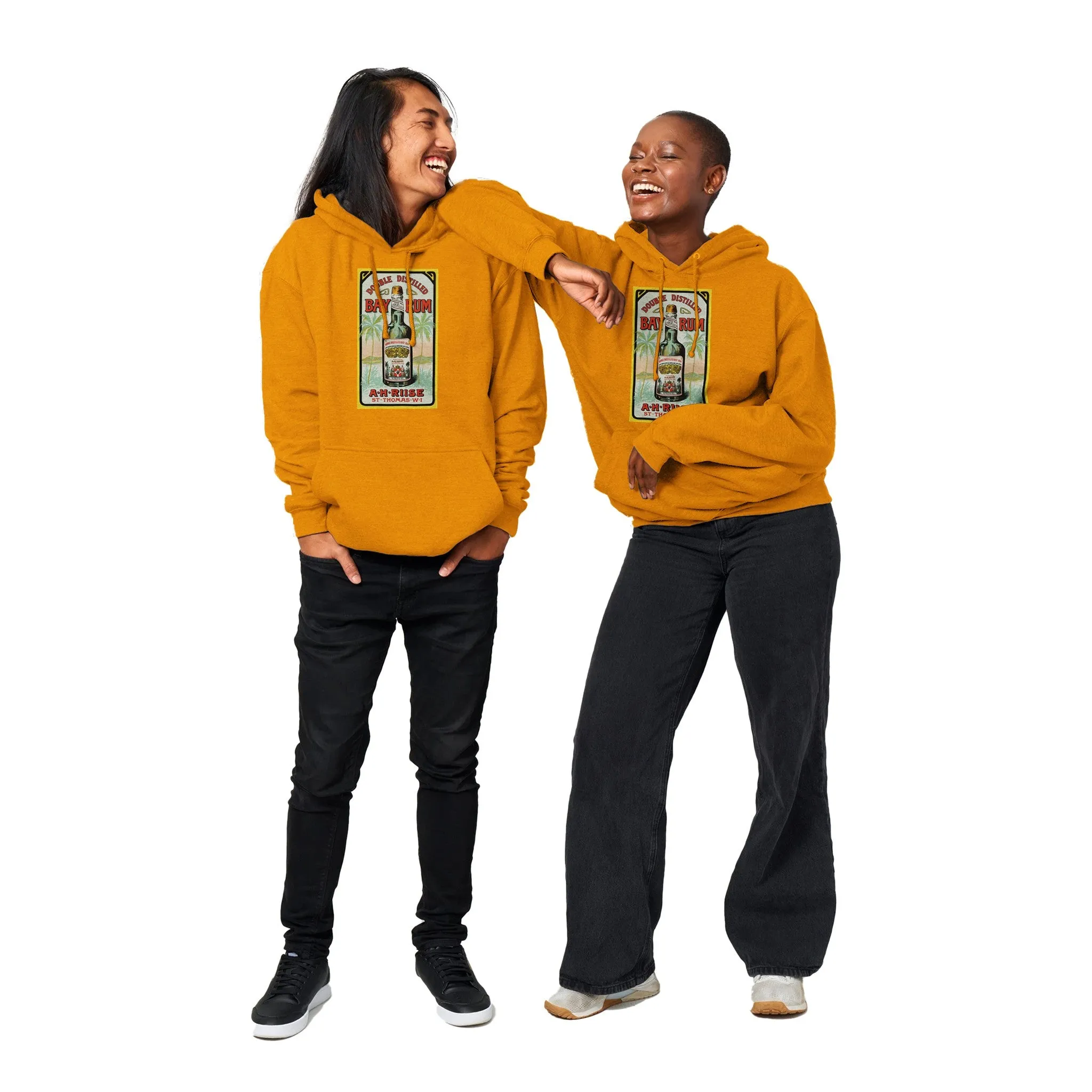 Artwork Hoodie - Double distilled bay rum - Premium Unisex Pullover Hoodie