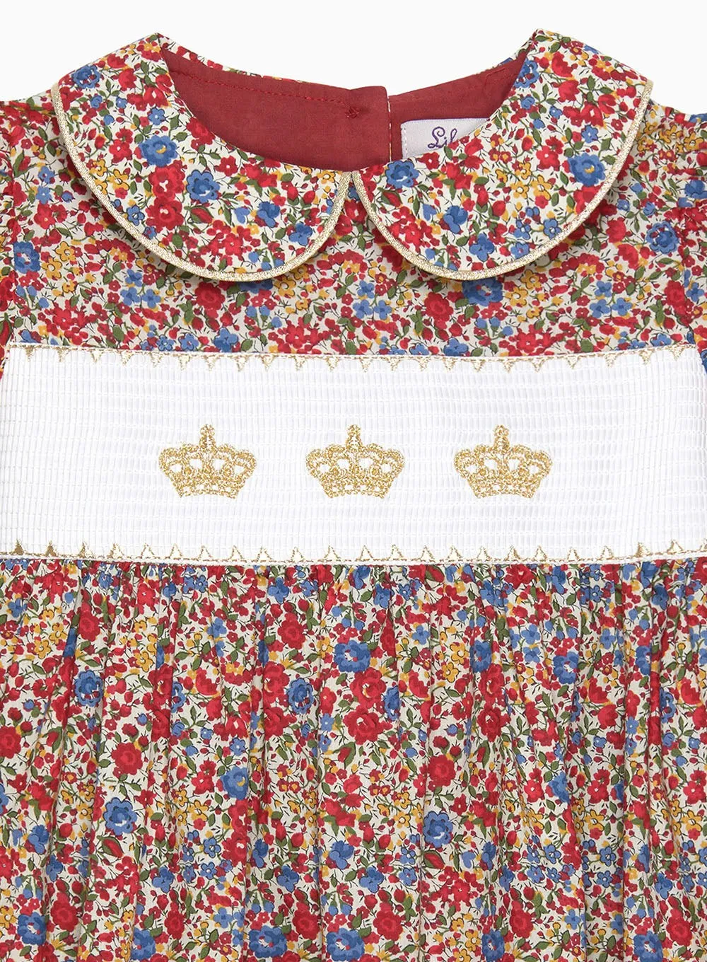 Baby Emma Smocked Crown Dress