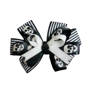 B&W Skully Dog Collar Slider