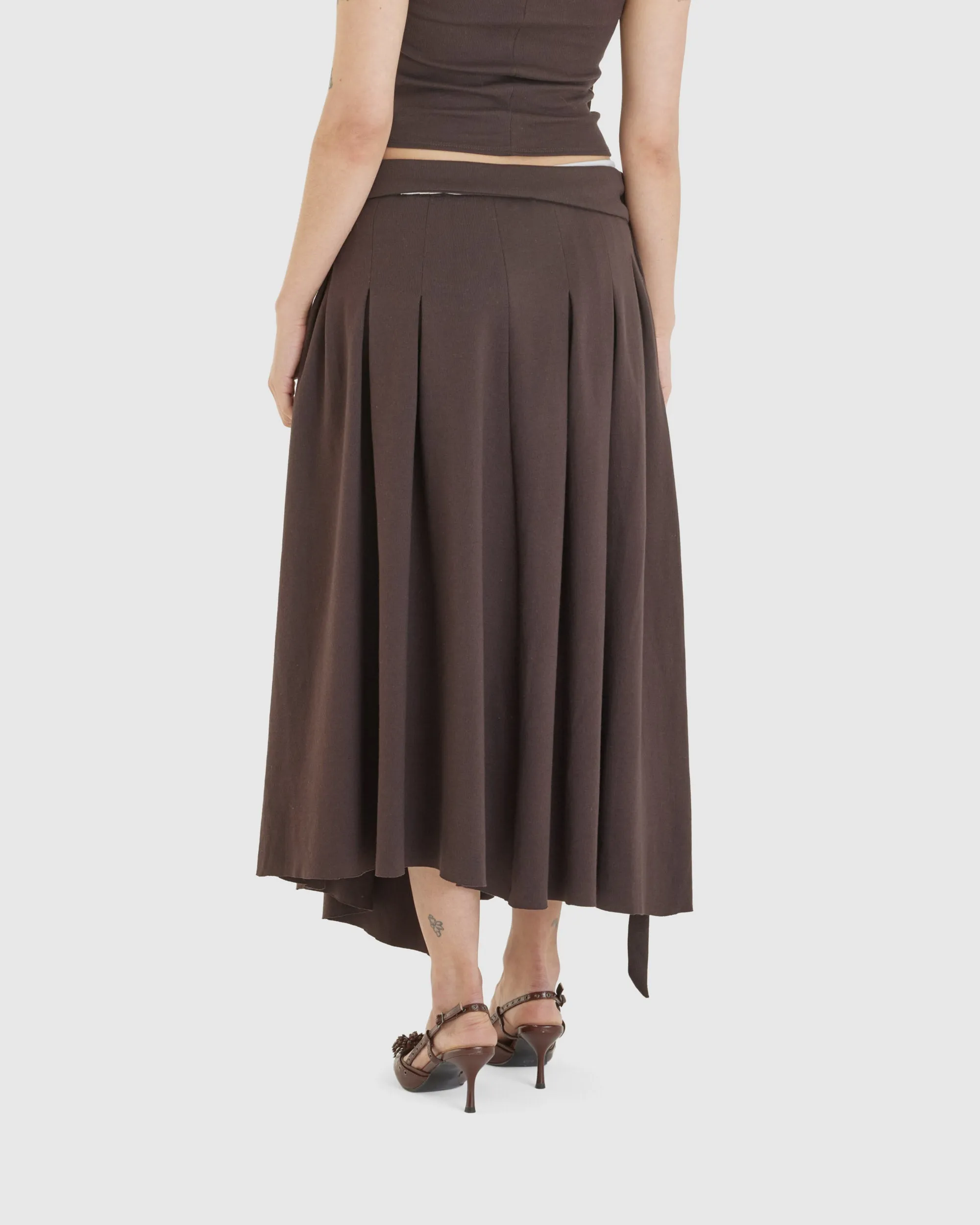 Barra Pleated Skirt