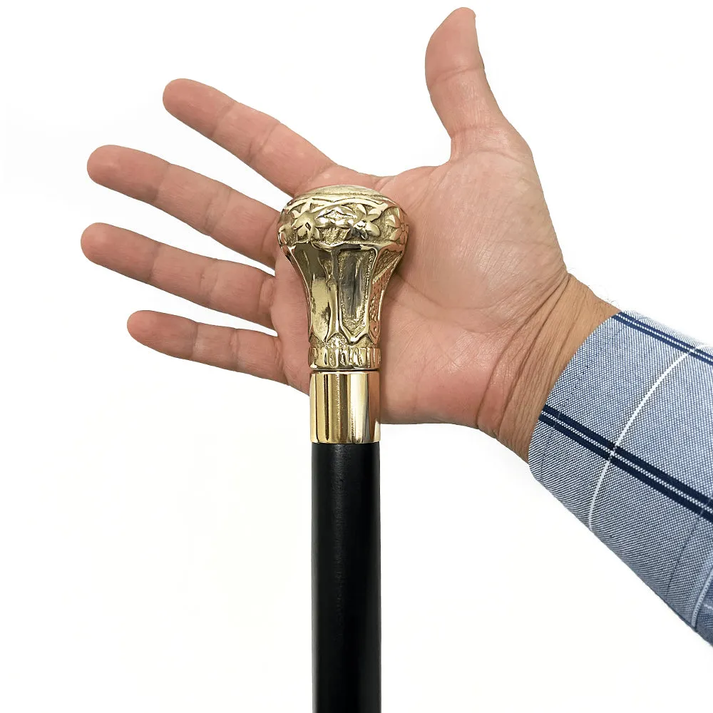 Bat Masterson Premium Brass Knob Cane: Legendary Replica