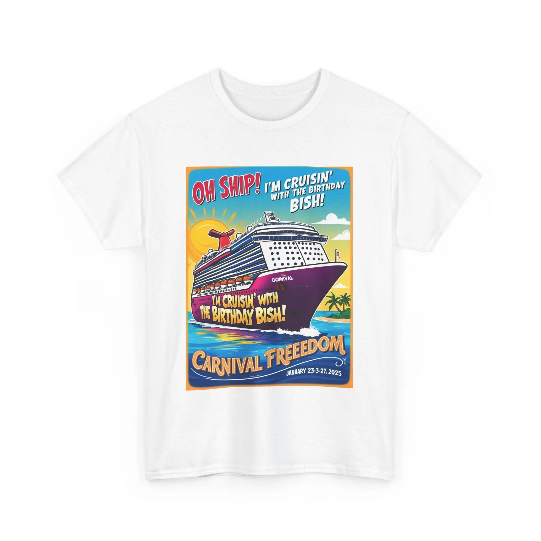 Birthday Cruise Ship Tee