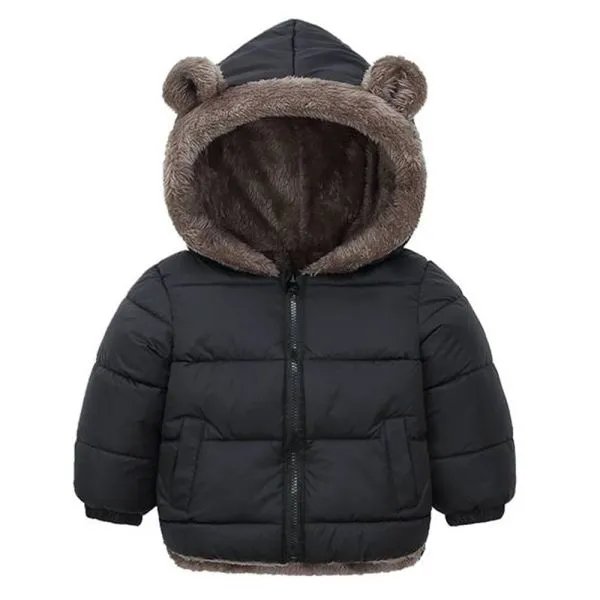 Black Puffer Jacket Kids