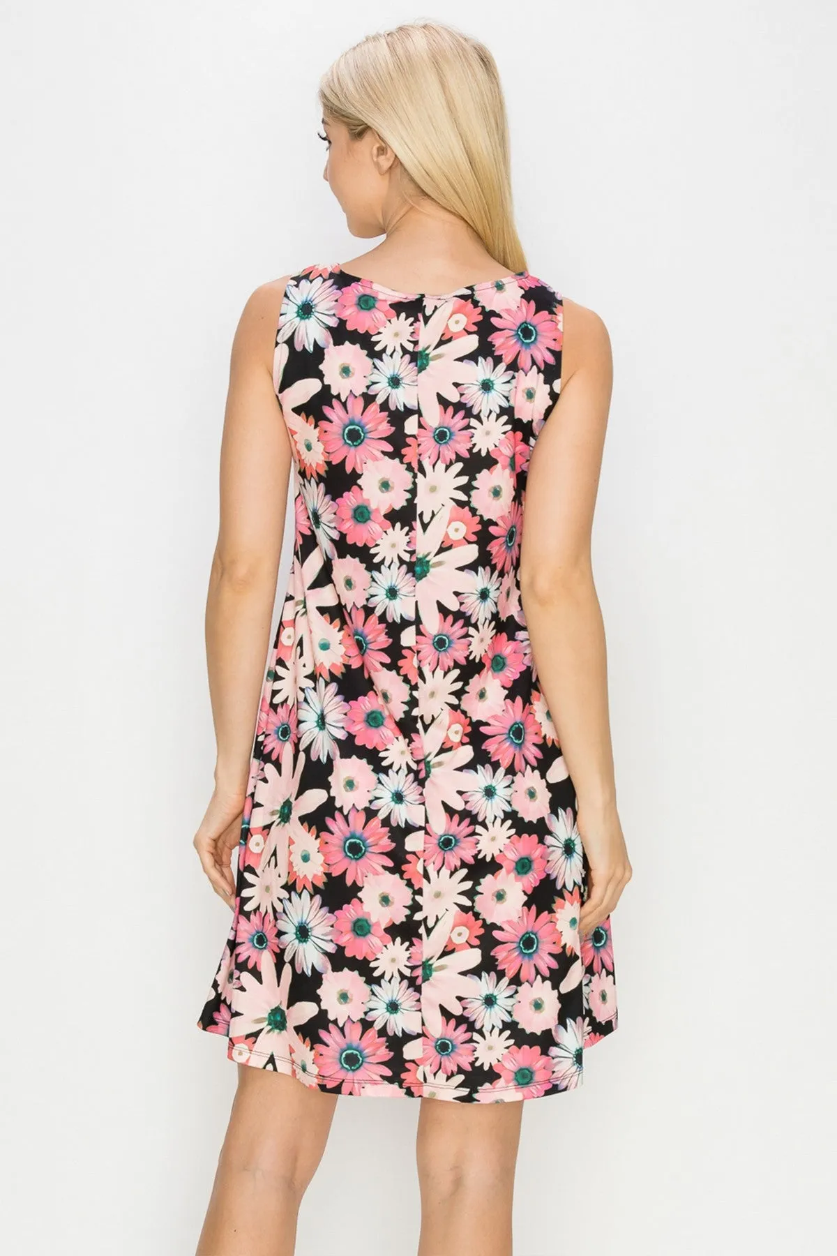 Blooming Flowers Printed A-line dress