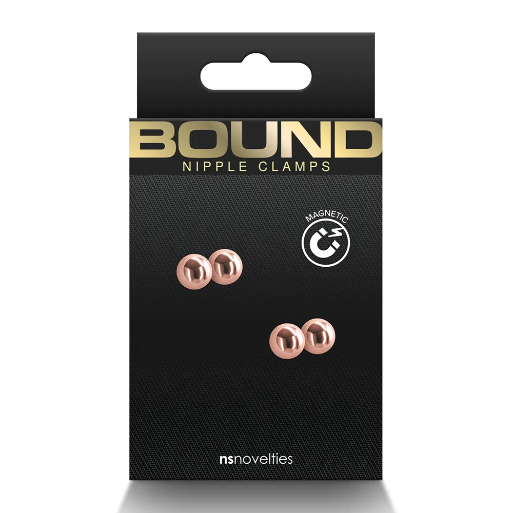 Bound Magnetic Metal Bead Nipple Clamps