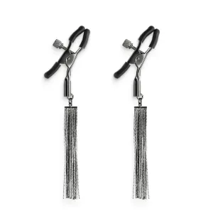 Bound Nipple Clamps With Chain Tassels