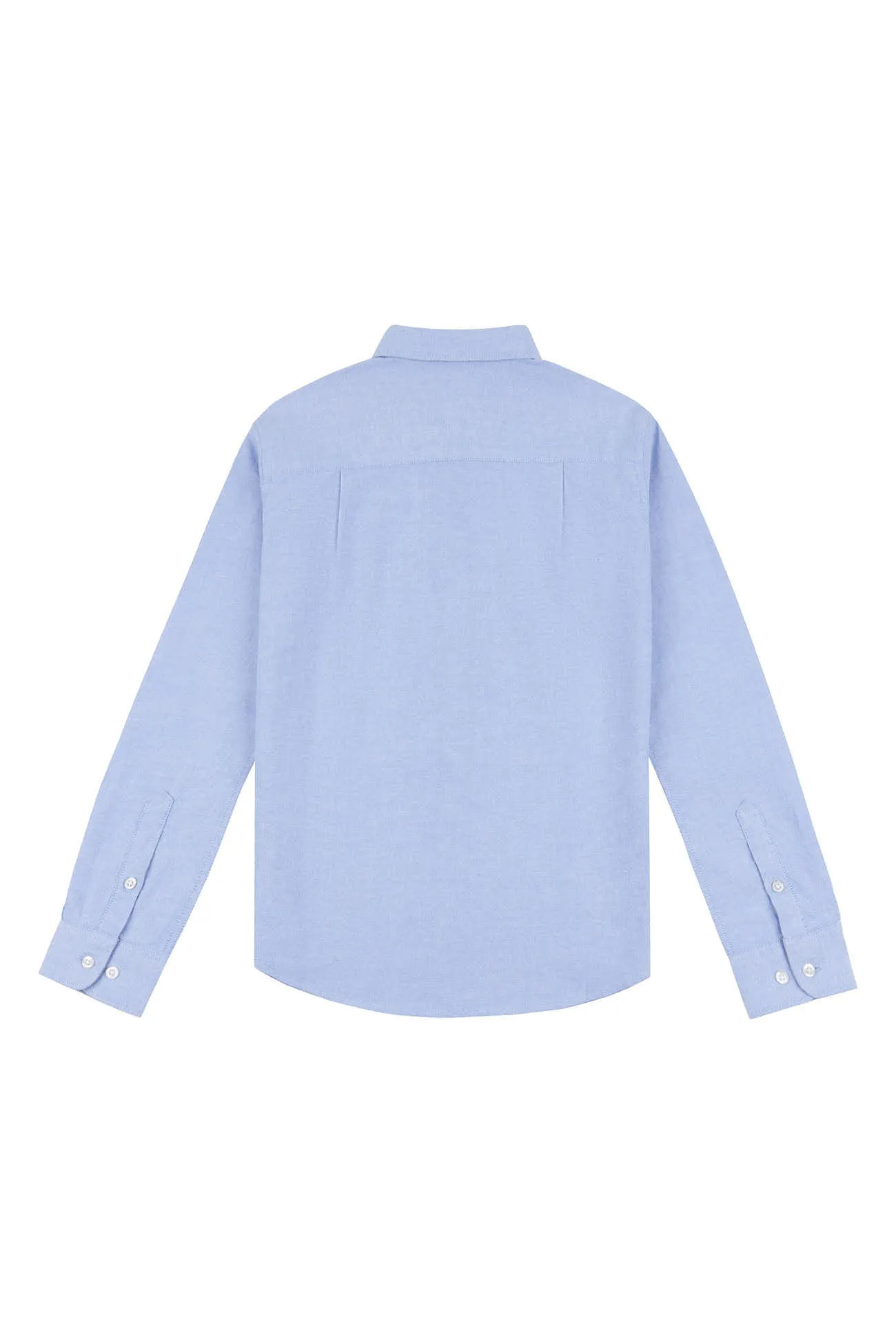 Boys Lifestyle Peached Oxford Shirt in Blue Yonder