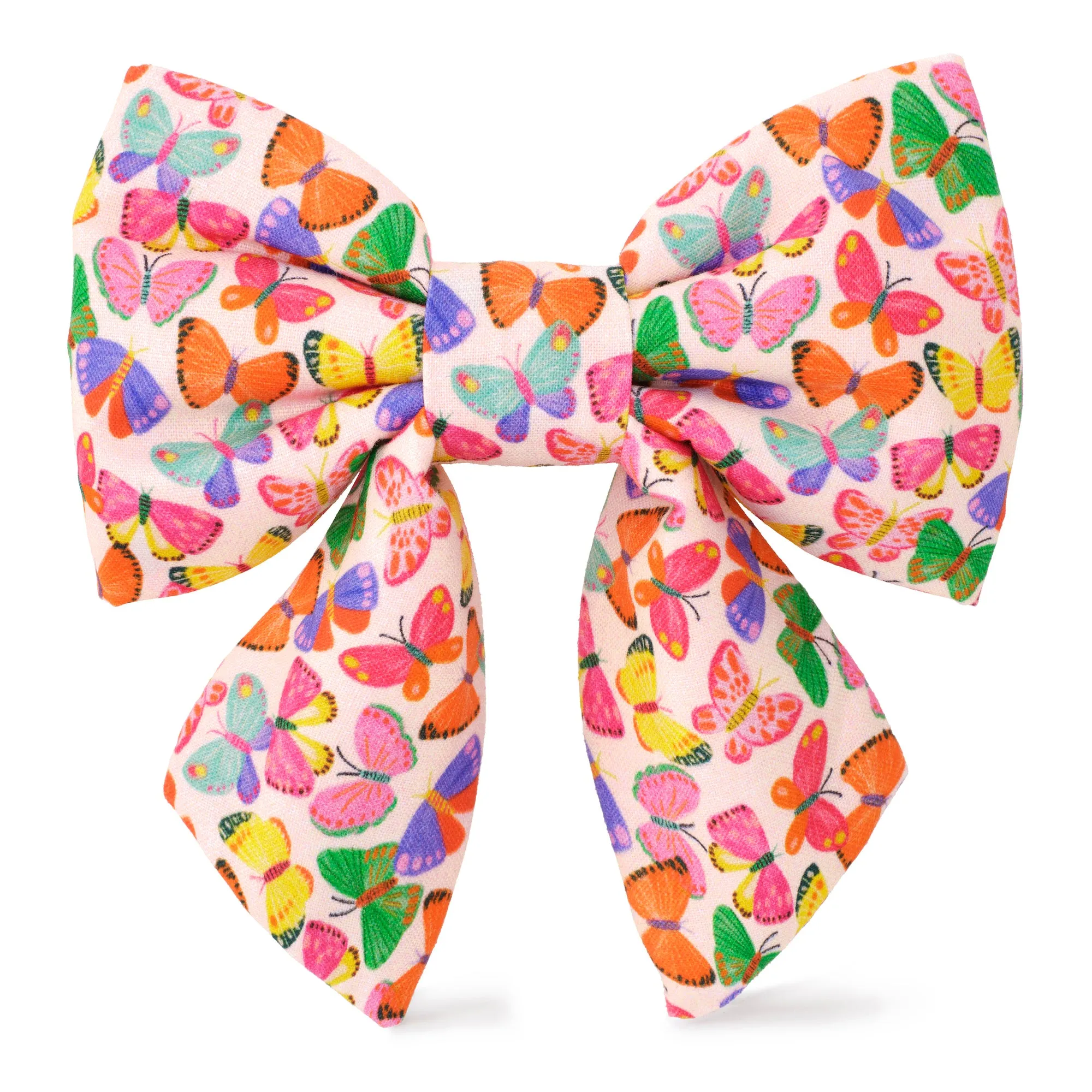 Bright Butterflies Lady Dog Bow