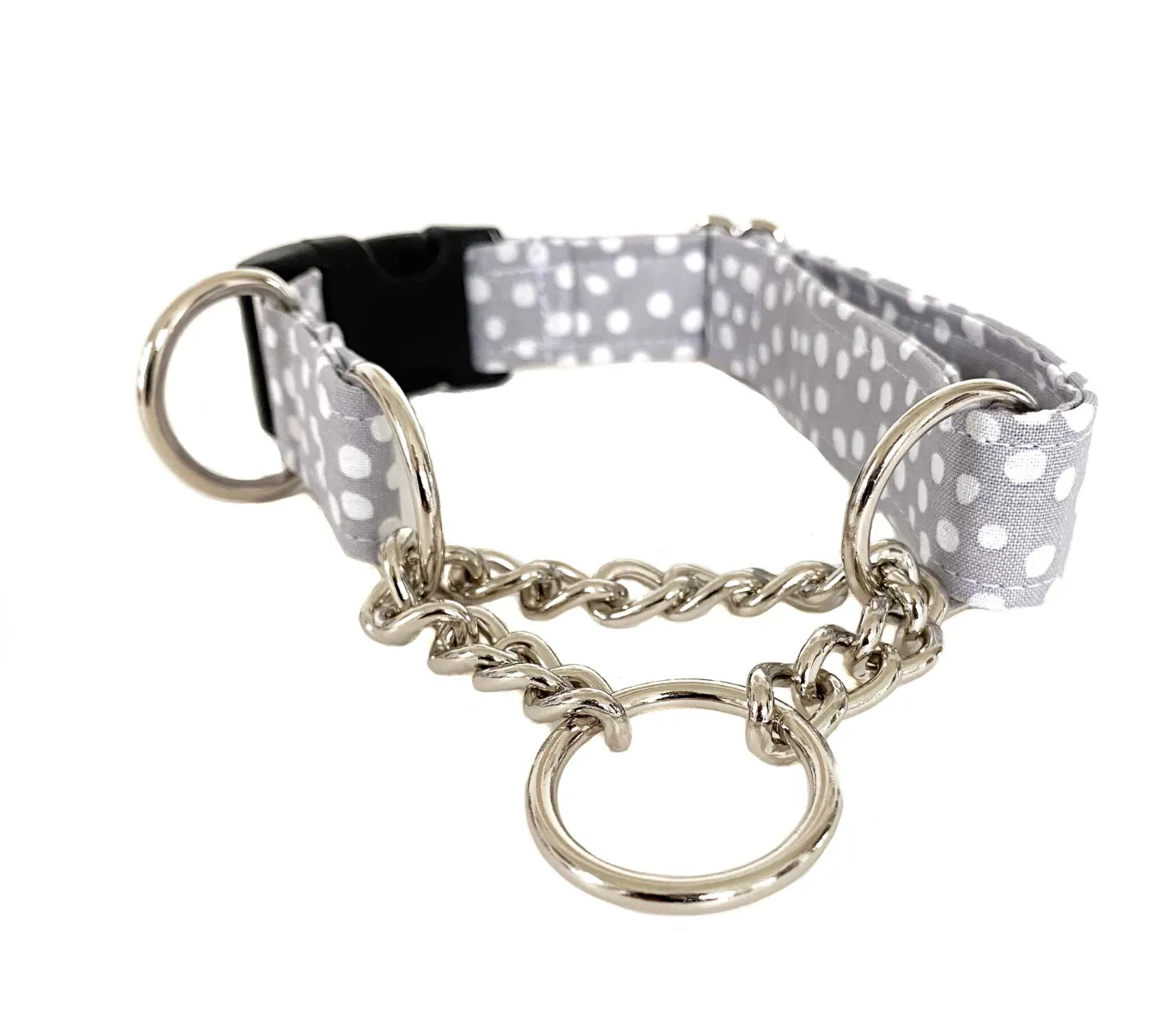 Buckle Chain Martingale Collar - You Pick the Fabric