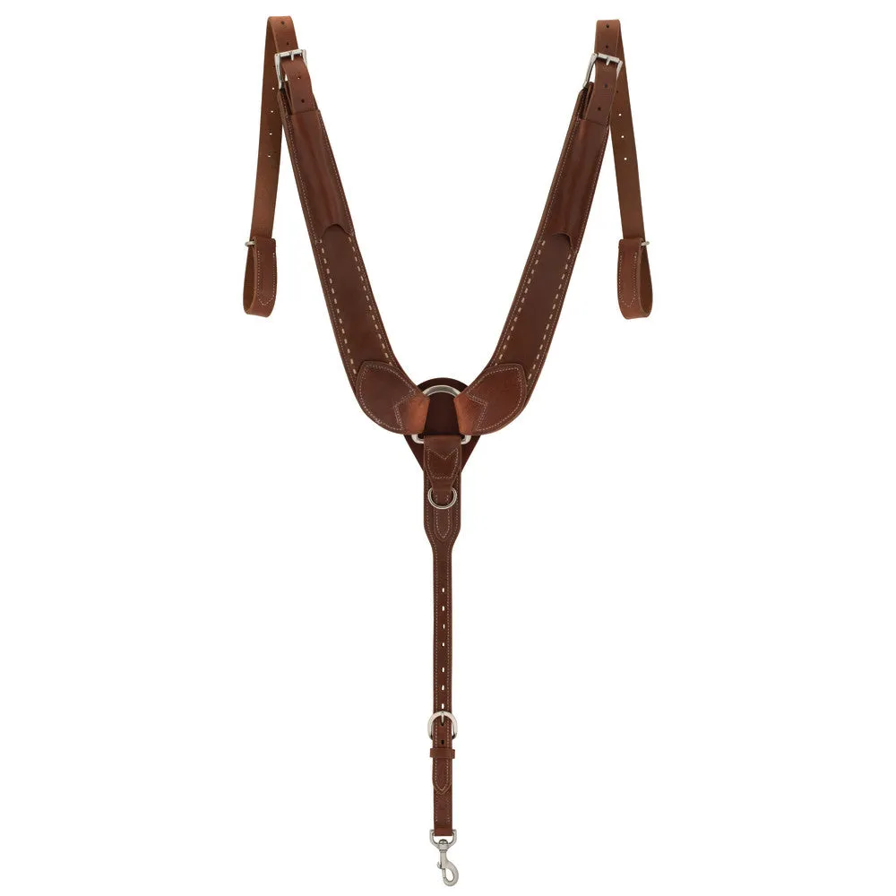 Buckstitch Breast Collar, Oiled Hermann Oak®, Dusk Collection