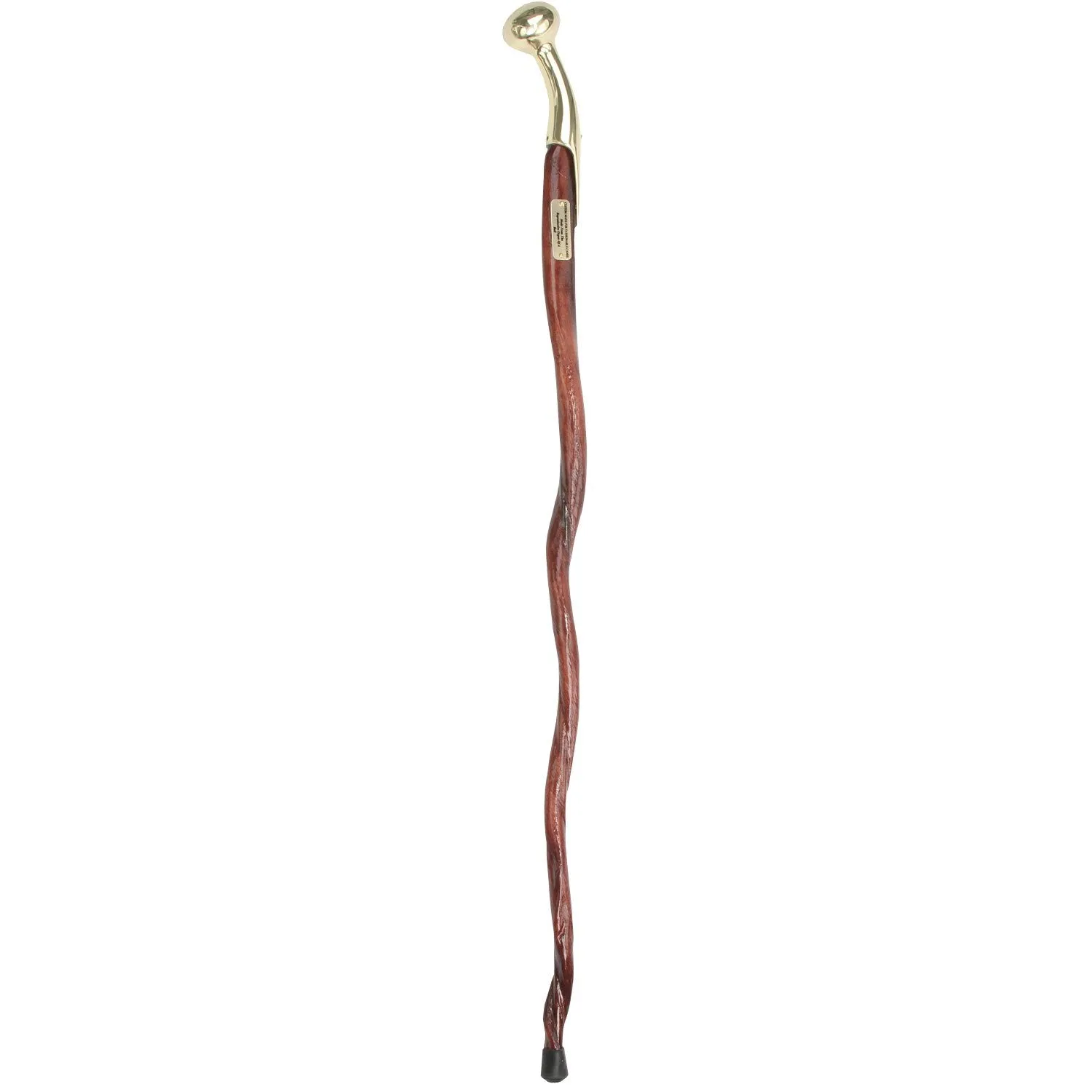 Bull Penis Brass Hame Handle Walking Stick