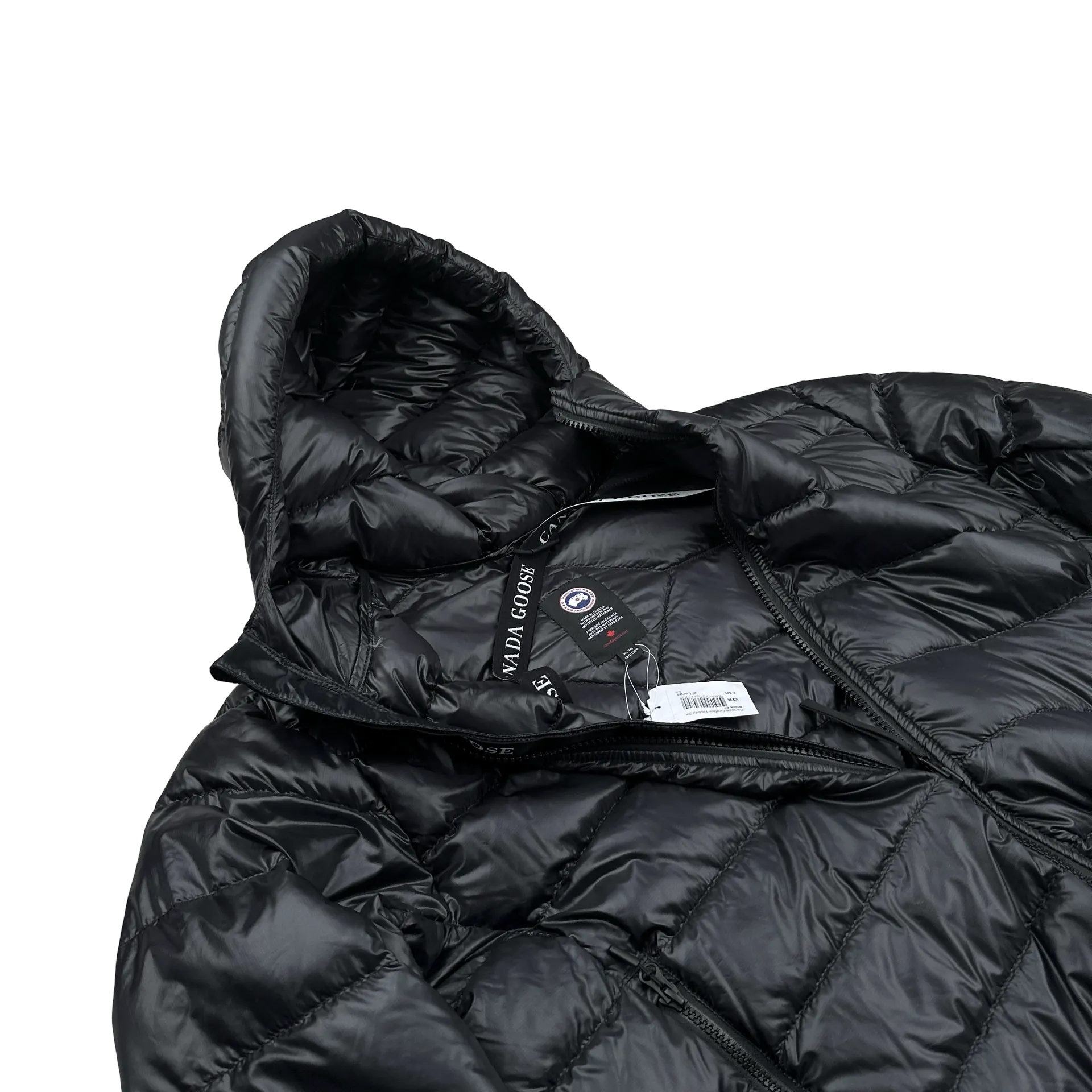 Canada Goose Black Crofton Down Jacket - XL