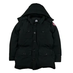 Canada Goose Black Premium Down Banff Parka Jacket - XL