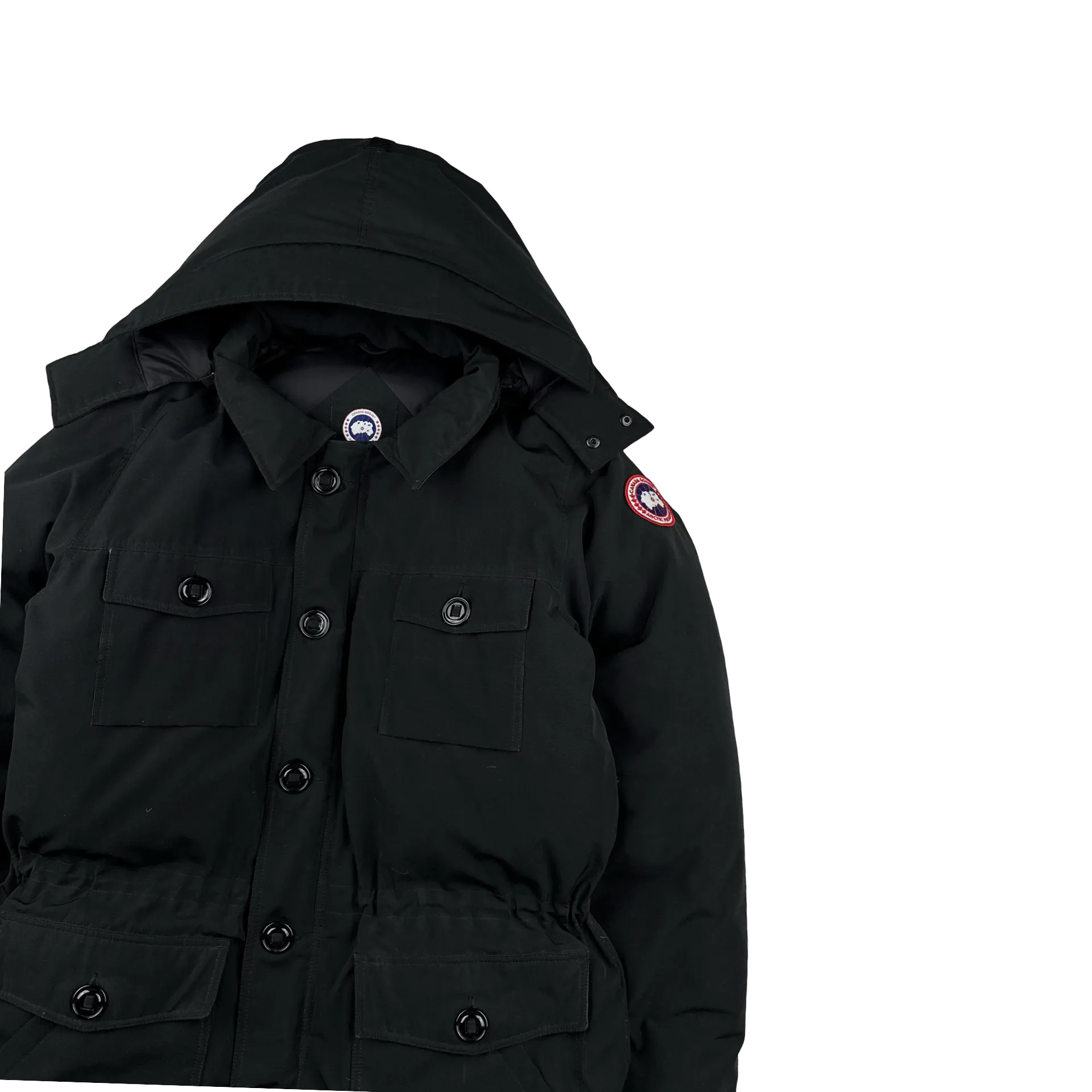 Canada Goose Black Premium Down Banff Parka Jacket - XL