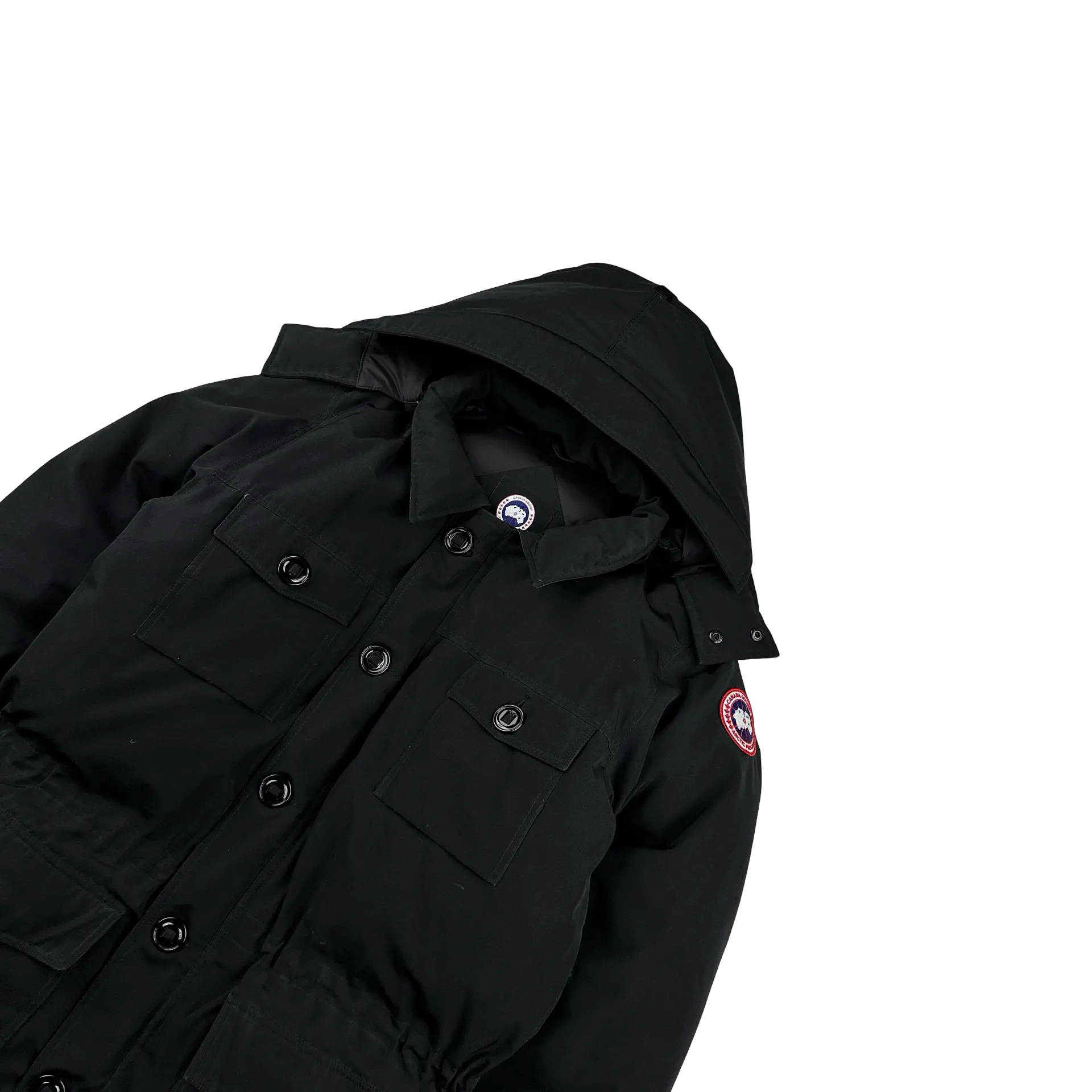 Canada Goose Black Premium Down Banff Parka Jacket - XL