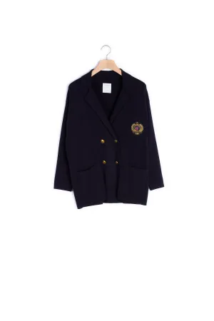 Cardigan oversize façon blazer