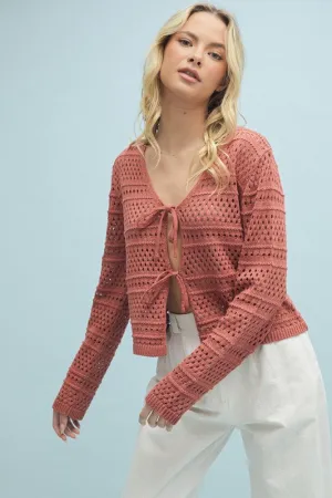 Carefully Crocheted Sweater Cardigan