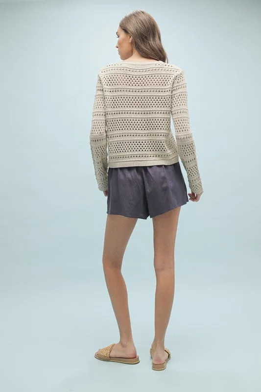 Carefully Crocheted Sweater Cardigan