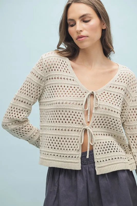 Carefully Crocheted Sweater Cardigan