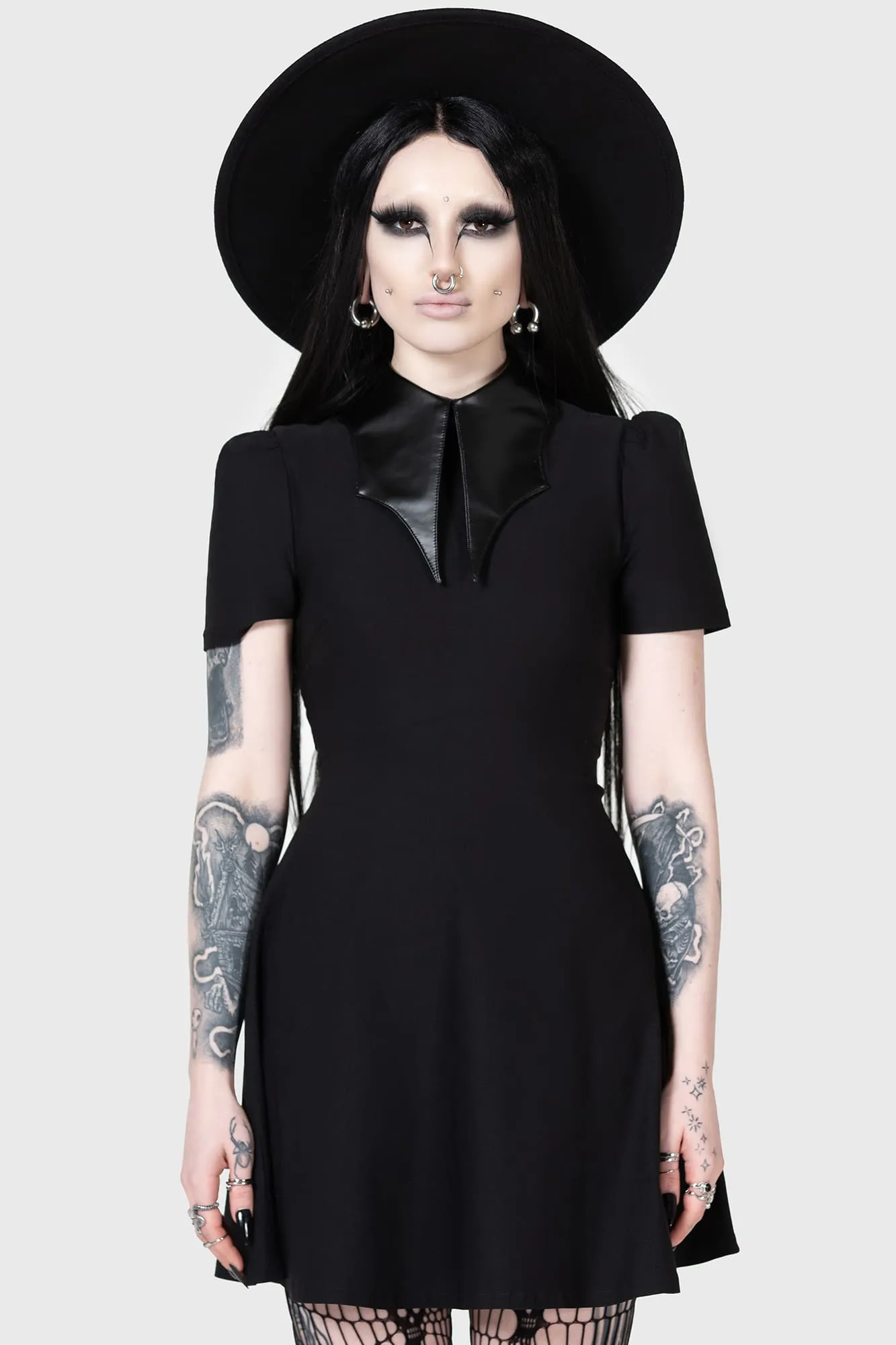 Chapel Collar Dress