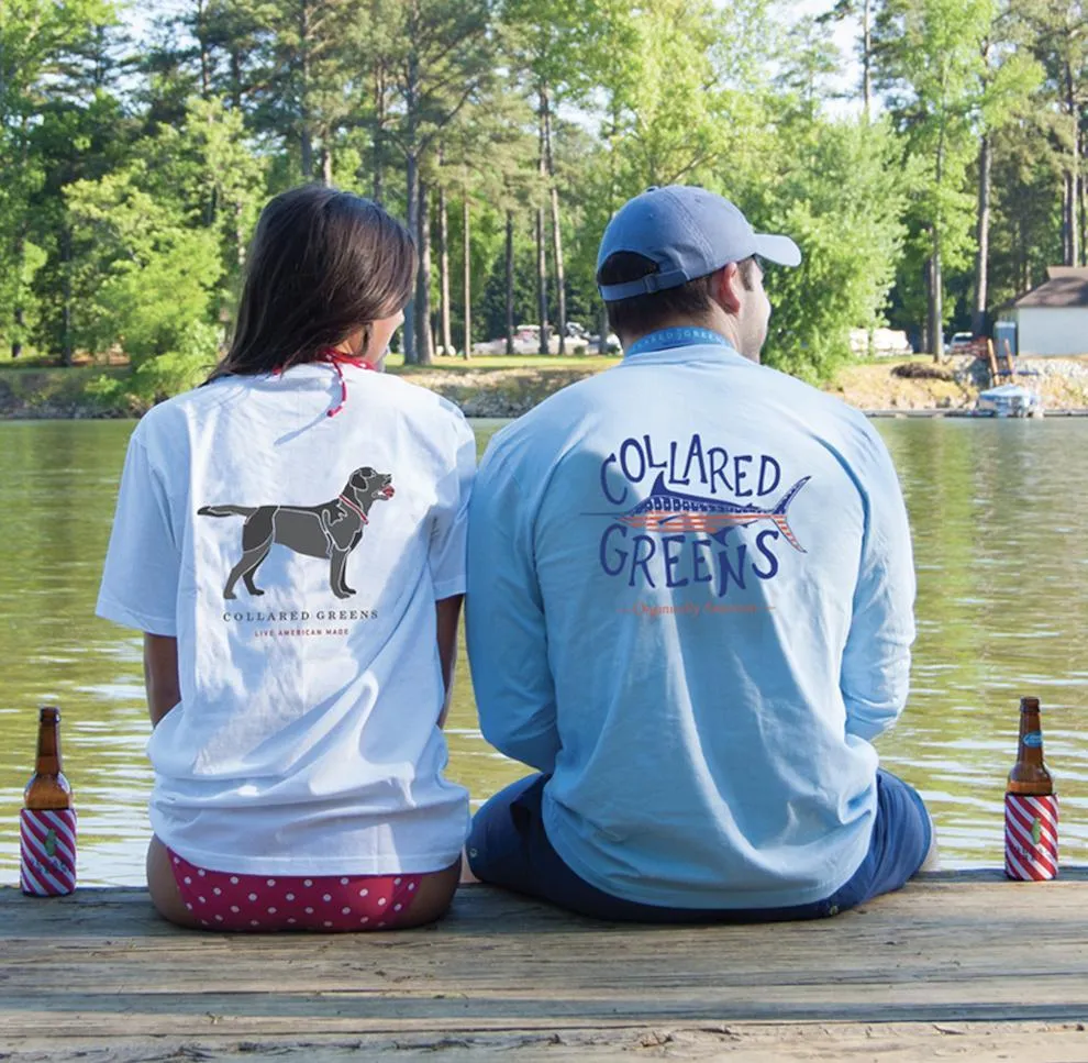 Charleston Blue Crab: Short Sleeve T-Shirt - Navy