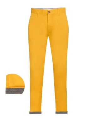 Chinos Cotton Stretch, in Canary