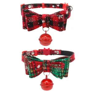 Christmas Theme Dog Cat Collar Adjustable