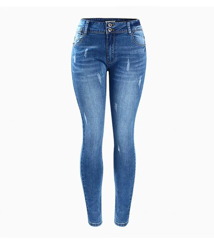 Classic Blue Stretch Skinny Jeans