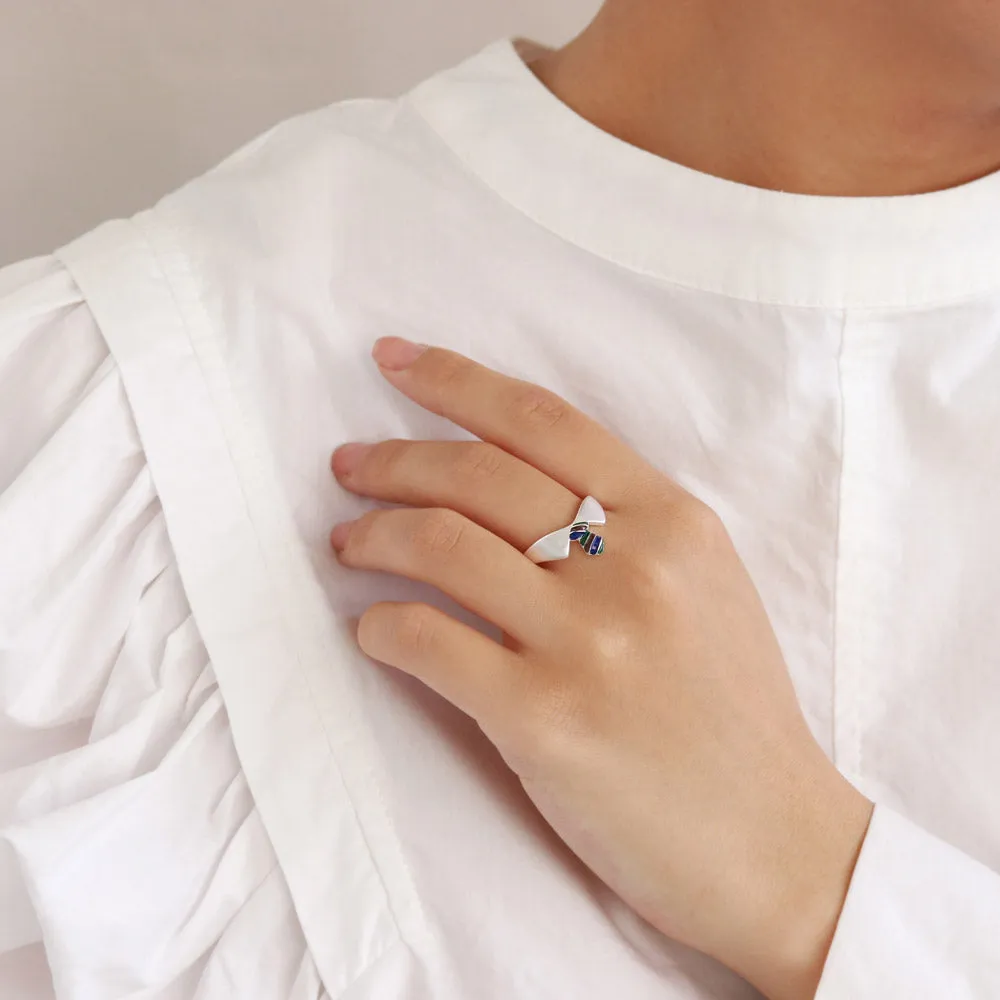 Collar and Knot Open Ring