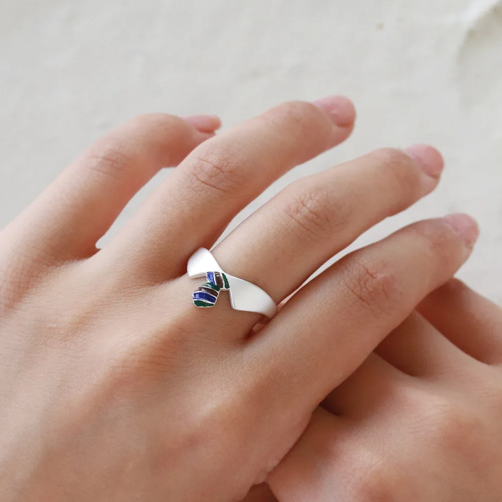 Collar and Knot Open Ring