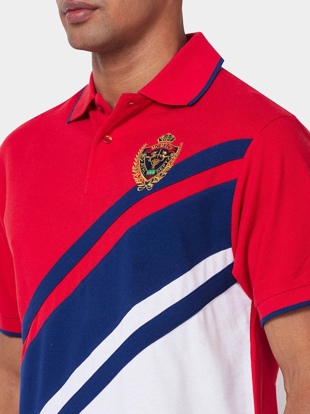 Colour Block Polo