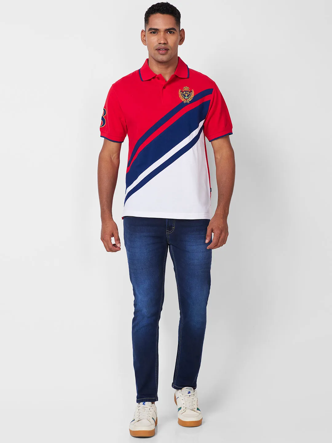 Colour Block Polo