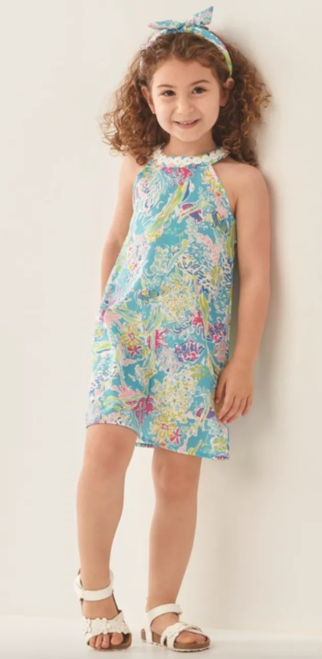 Crystal Halter Dress - Toddler