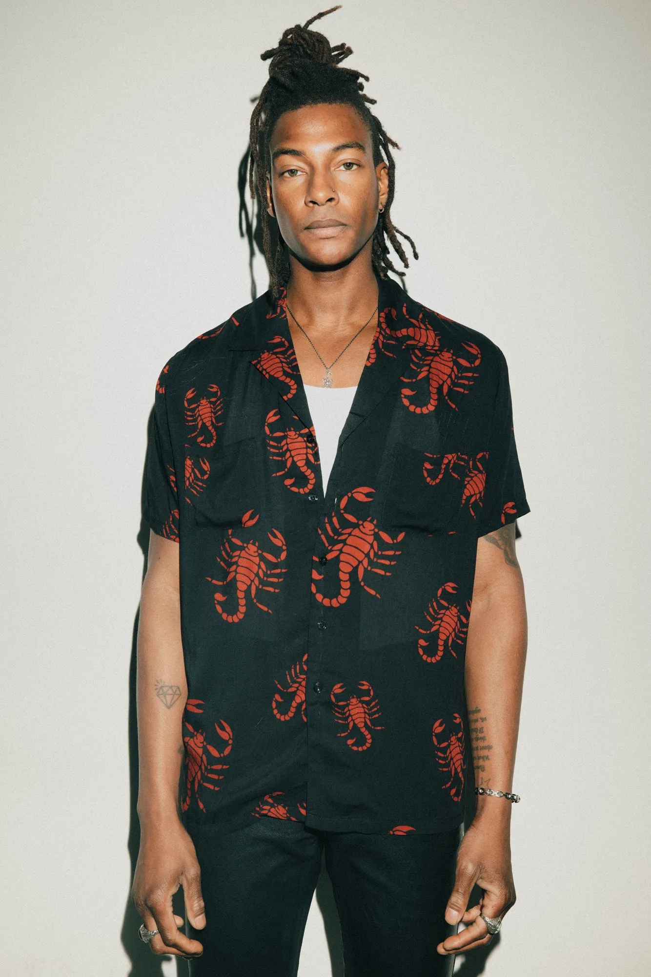 Cuban Shirt | Red Scorpion