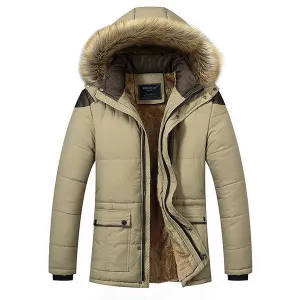 Detachable Hood Fur Padded Jacket