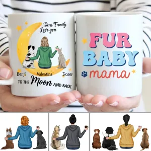 Dog Lovers - Fur Baby Mama - Personalized Mug (NN)