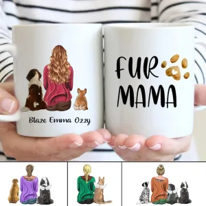 Dog Lovers - Fur Mama - Personalized Mug