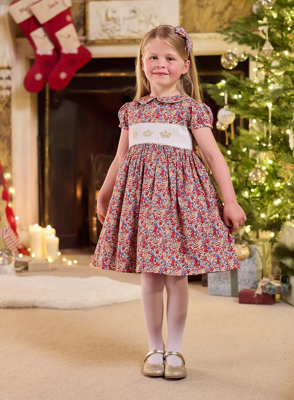 Emma Smocked Crown Dress