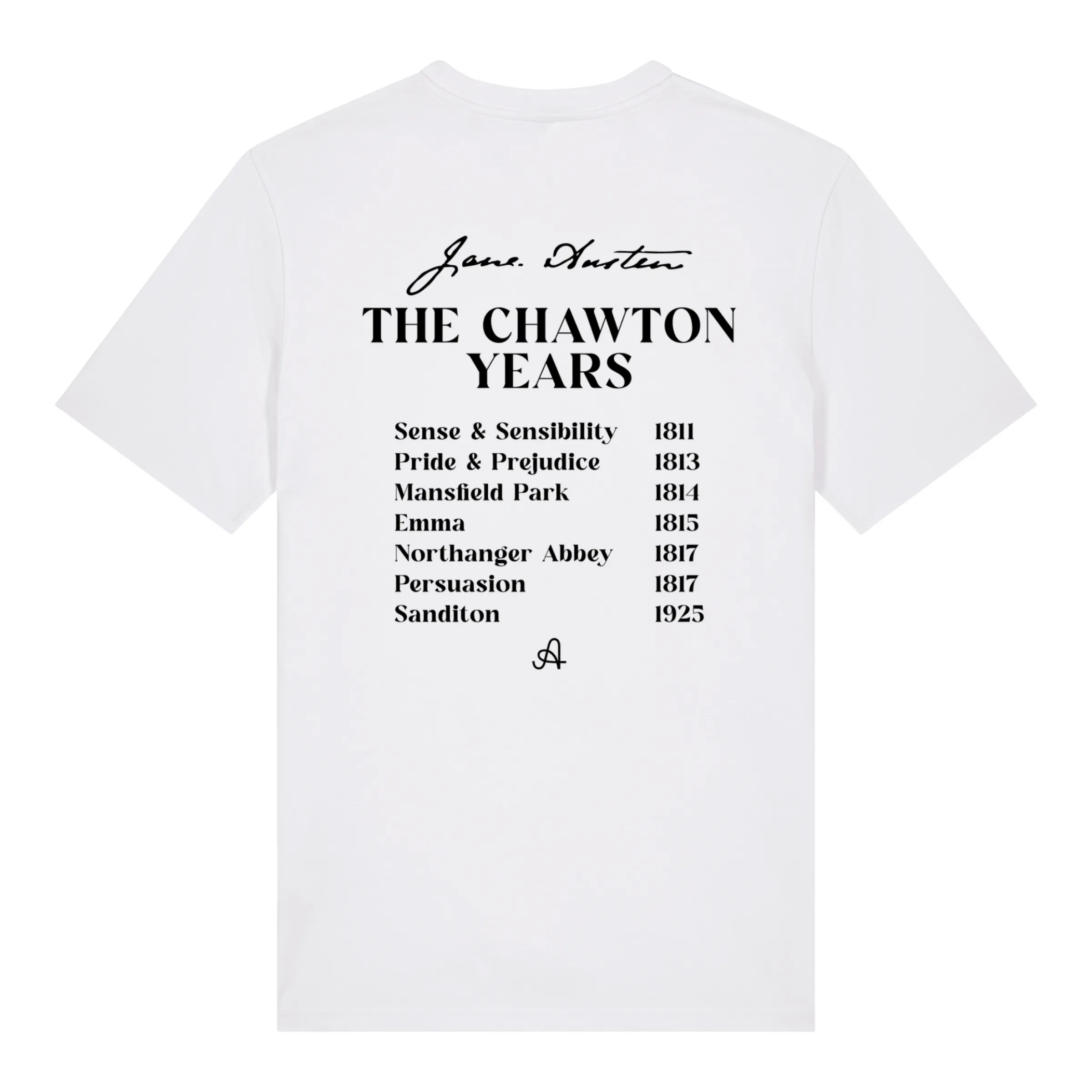 Exclusive Jane Austen's House - 'The Chawton Years' White T-Shirt