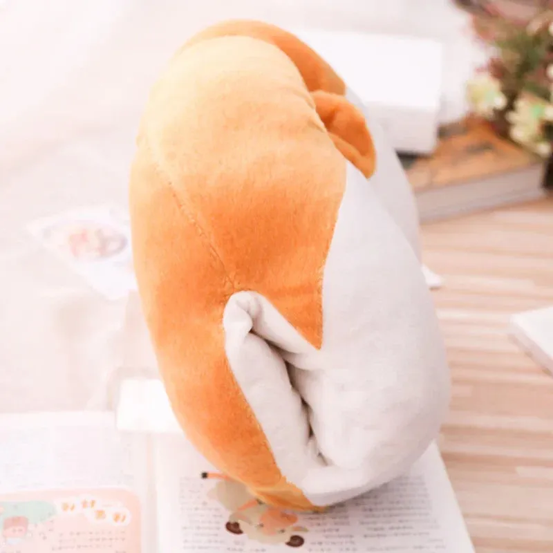 Fluffy Dog Butt Plush Pillow