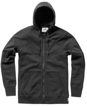 Full Zip Hoodie Heavyweight Terry Black