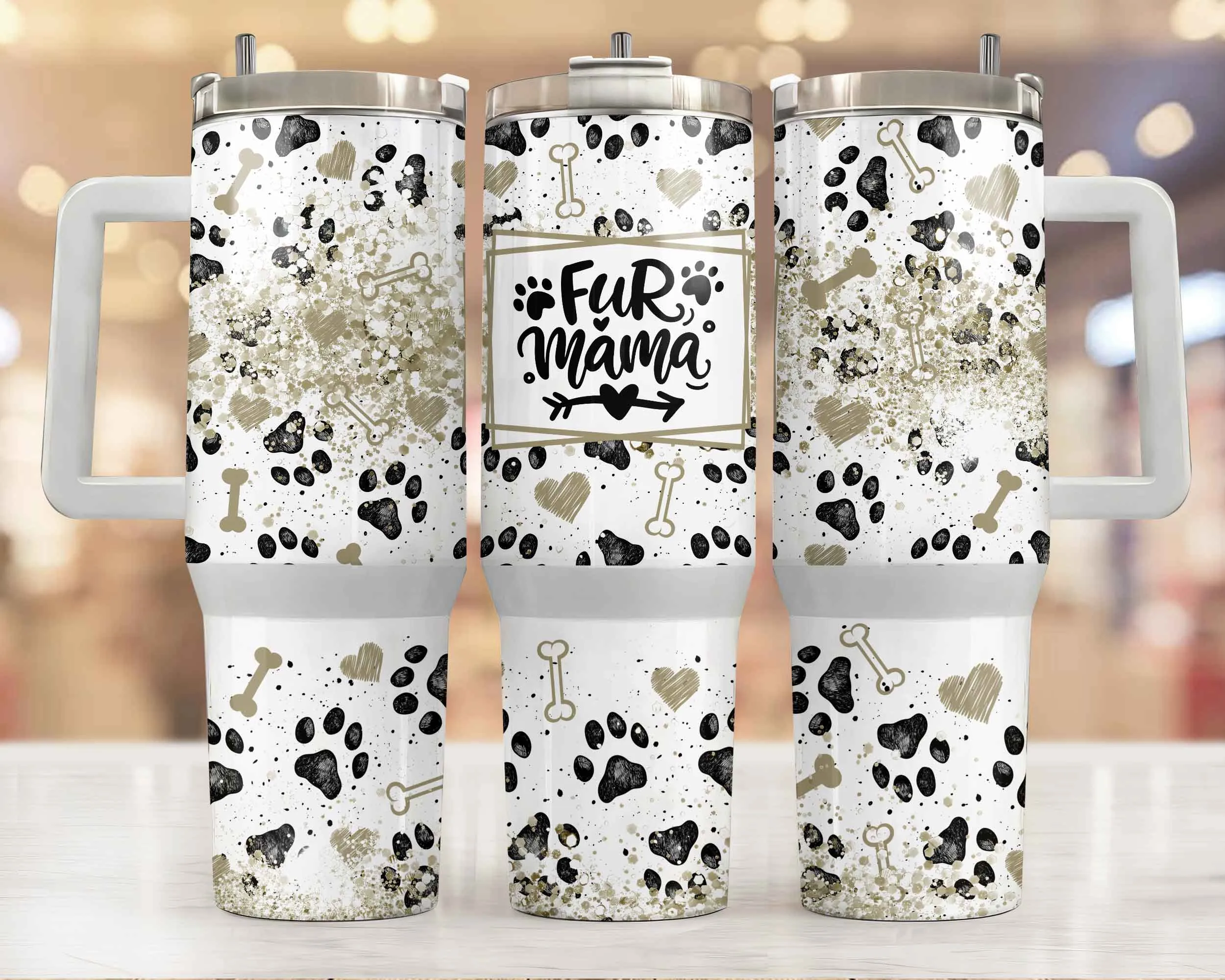 Fur Mama 40oz Tumbler