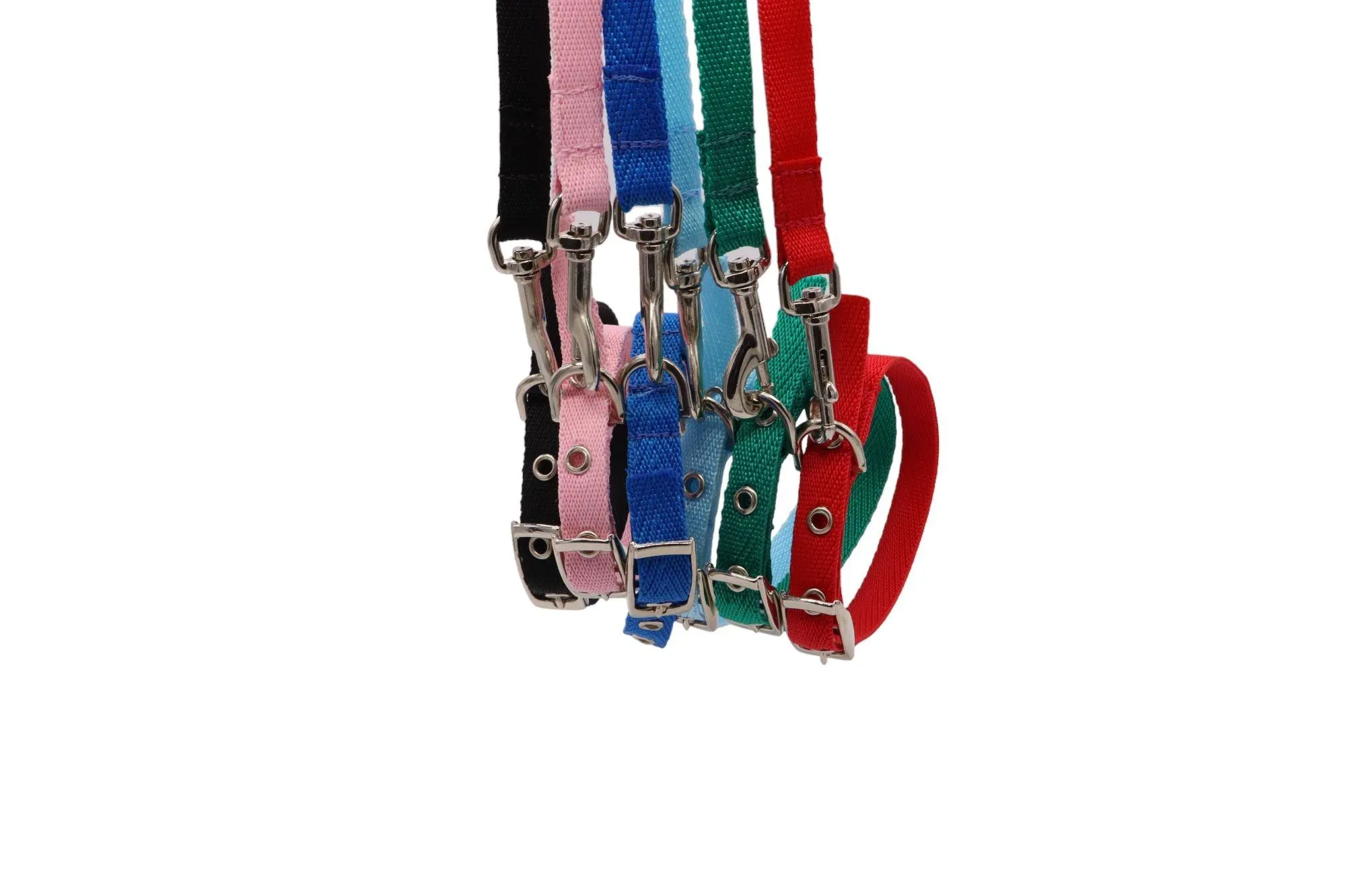 Handcrafted Matching Set: Adjustable Lead & Collar for Small Dogs - Vibrant Colors, Perfect for Puppies