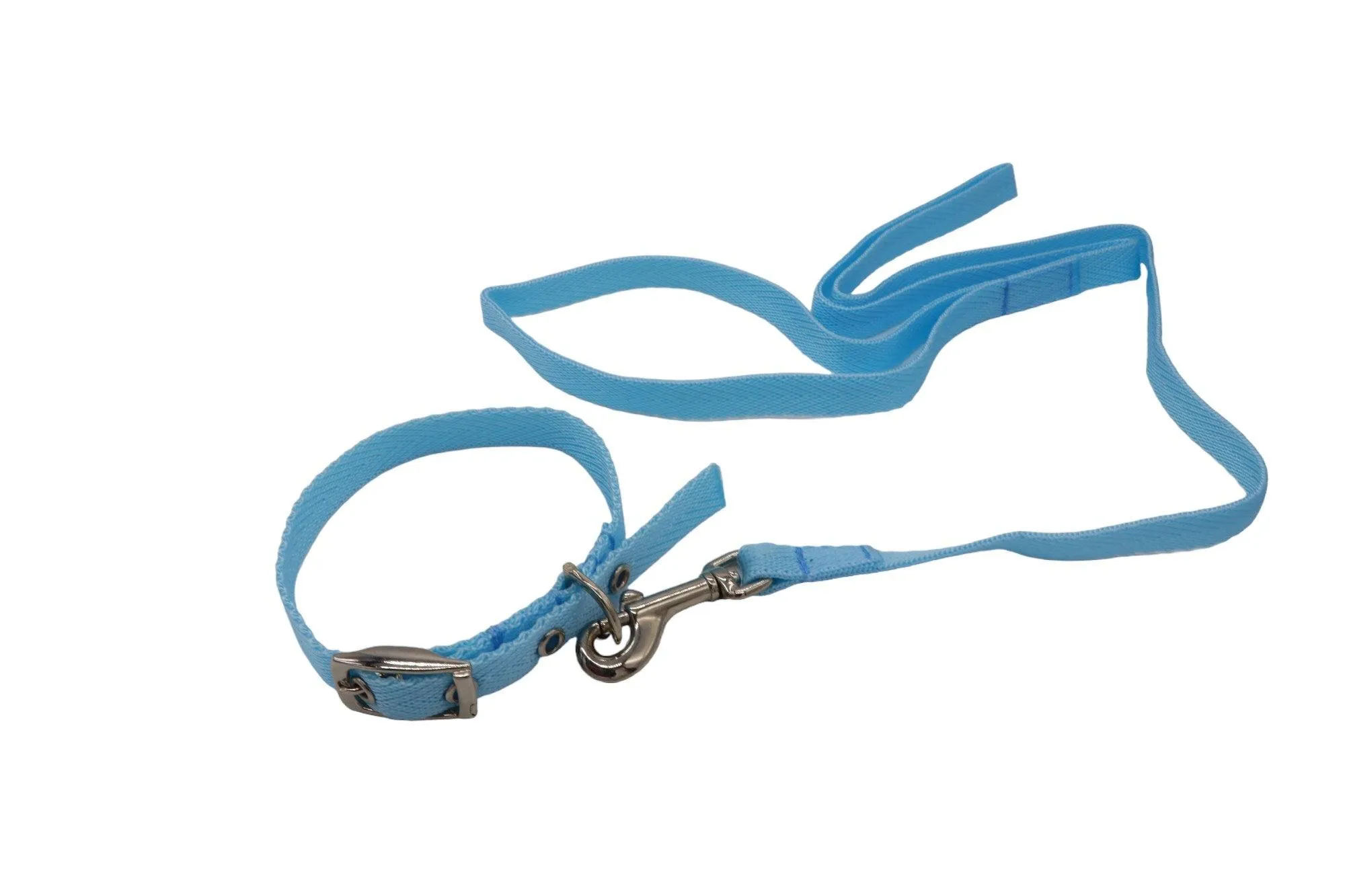 Handcrafted Matching Set: Adjustable Lead & Collar for Small Dogs - Vibrant Colors, Perfect for Puppies