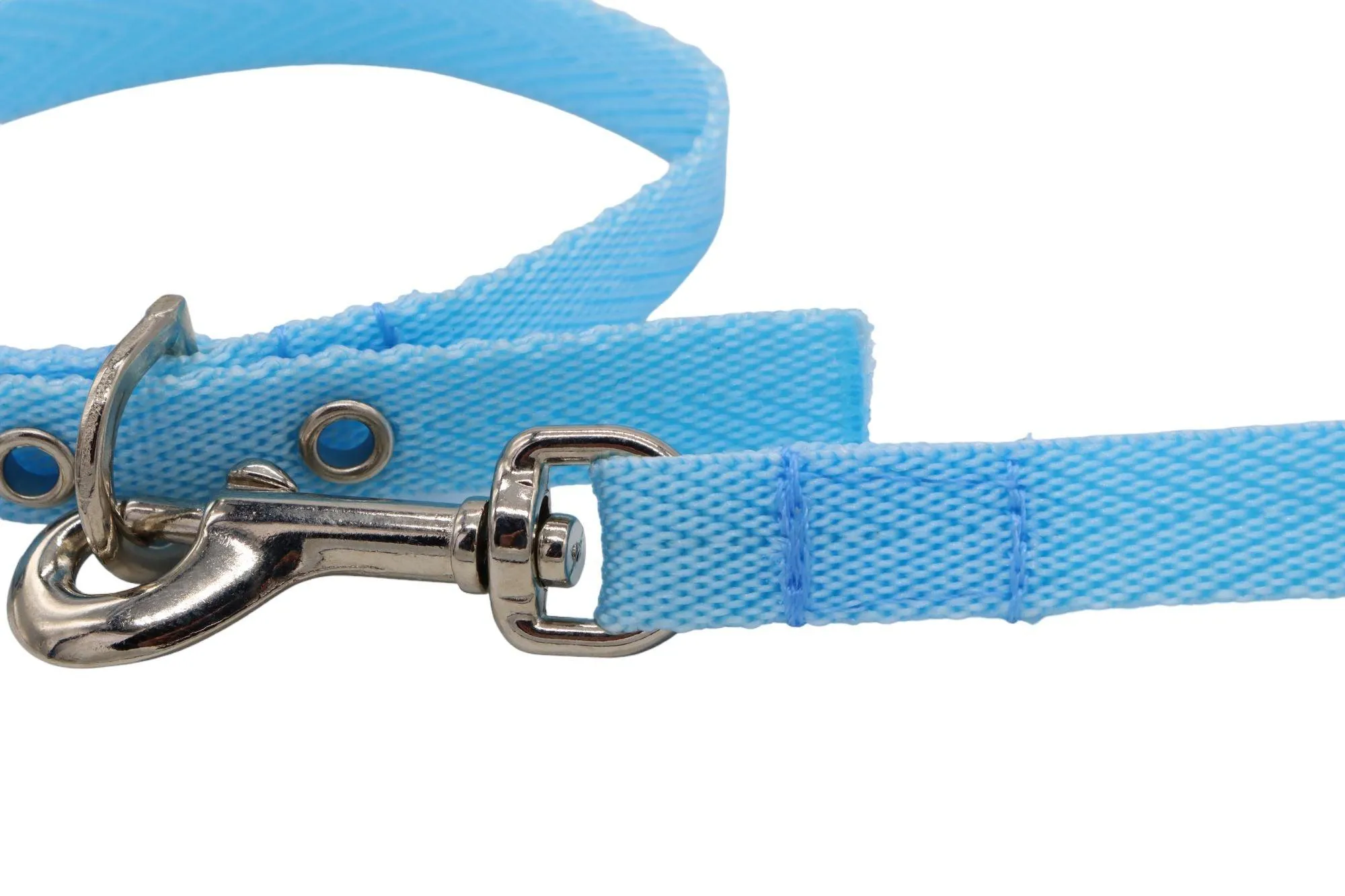 Handcrafted Matching Set: Adjustable Lead & Collar for Small Dogs - Vibrant Colors, Perfect for Puppies